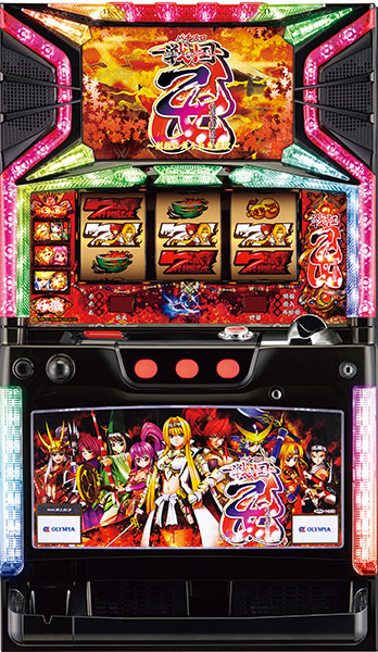 オリンピア 戦国乙女～剣戟に舞う白き剣聖～ 枠色不問 中古パチスロ