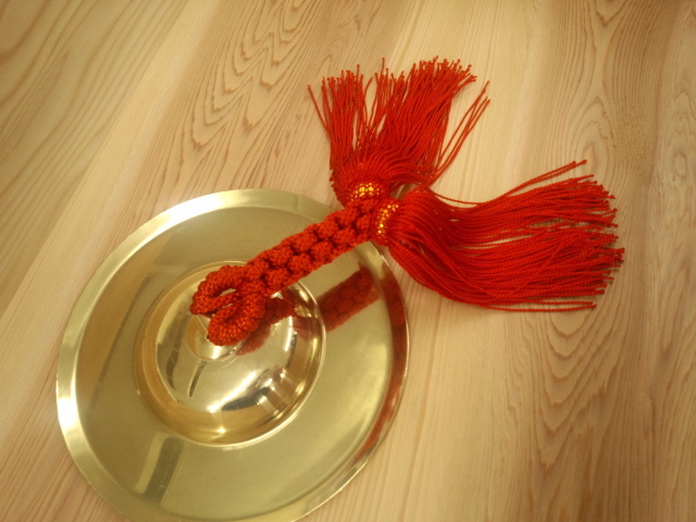 撚り房頭 4寸【日本伝統の和装飾！手振り鉦や冠婚葬祭や地域のお祭り