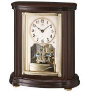 セイコー置時計エンブレム SEIKO電波置き時計 HW566B/時計 掛け時計