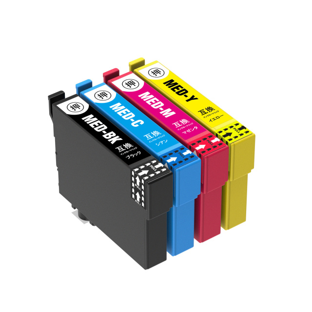 EPSON(エプソン)互換インクカートリッジ MED-4CL (メダマヤキ インク