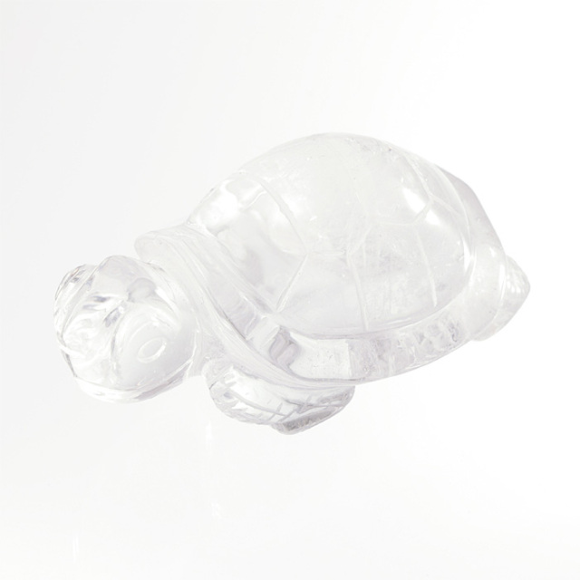 水晶彫刻 亀 （ブラジル産） No.61 | 神棚・神具の製造販売通販なら