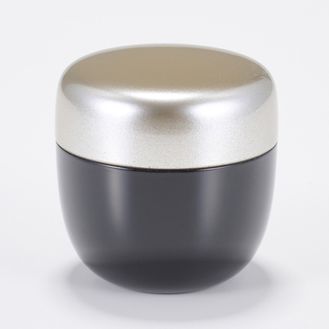 中棗 刷毛目 松葉 黒 漆塗り 12-16105 漆器の井助