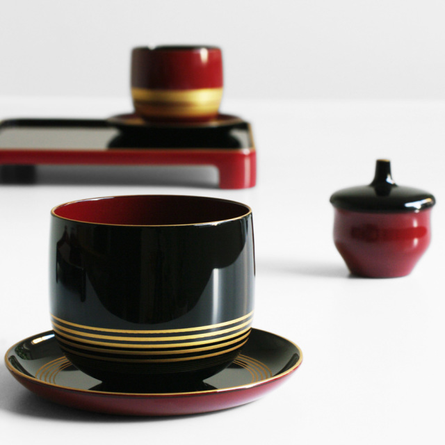 KINSEN ミニボウル isukeブランド 漆塗りの蓋付き小鉢 漆器の井助