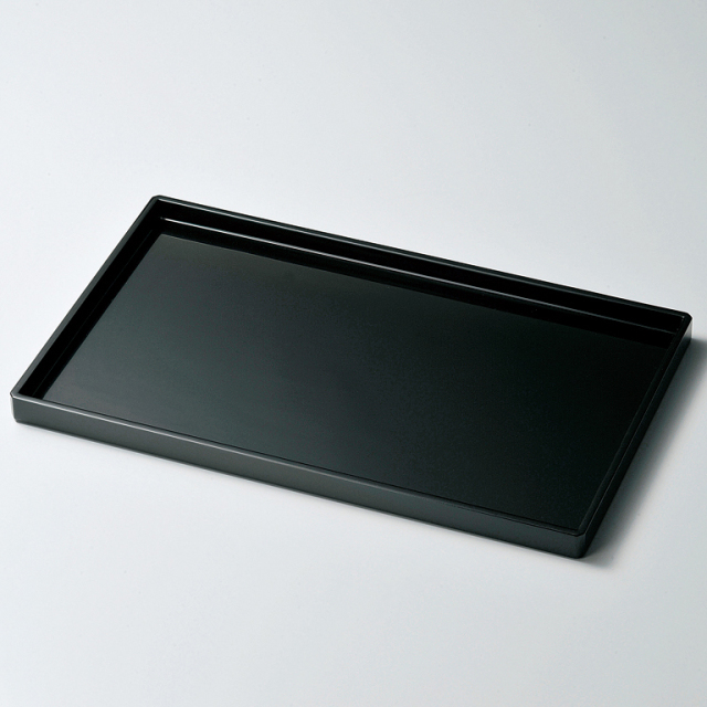 汁粉盆 布目 黒/根来 木製 12-10905/10906 漆器の井助