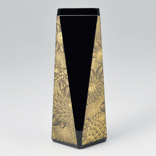 リバーシブル花台(小） 黒・赤 漆塗り・木製 漆器の井助