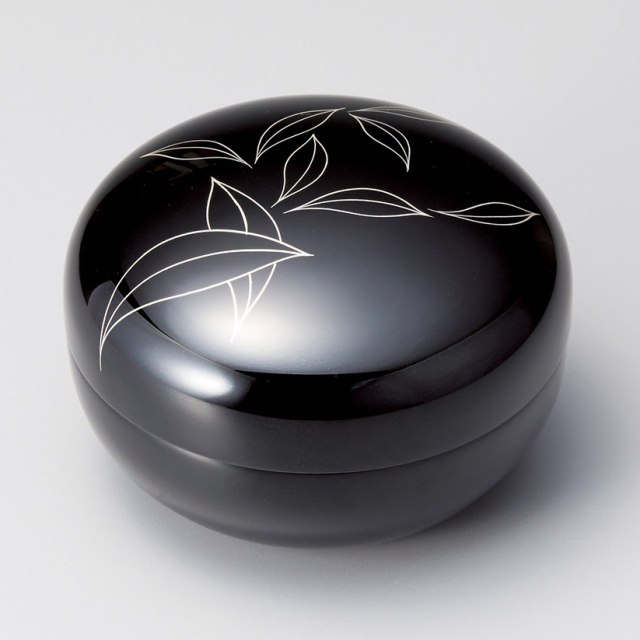ぼんぼん リーフ 漆塗り ボンボニエール 12-12603 漆器の井助