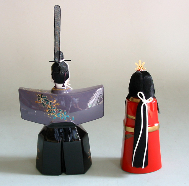 立ち雛 桜沈金 漆塗り（製造中止） 漆器の井助