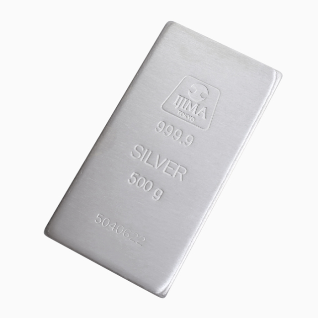 送料無料】日本製 純銀 SILVER/シルバー 999 1000 インゴット 開運