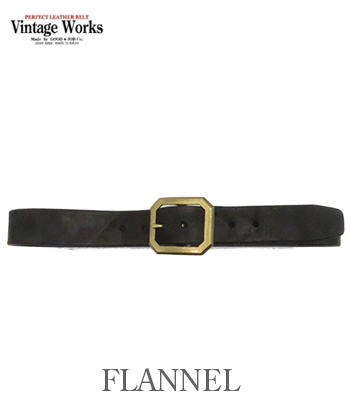 Vintage Works ヴィンテージワークス 真鍮バックル|7ホール