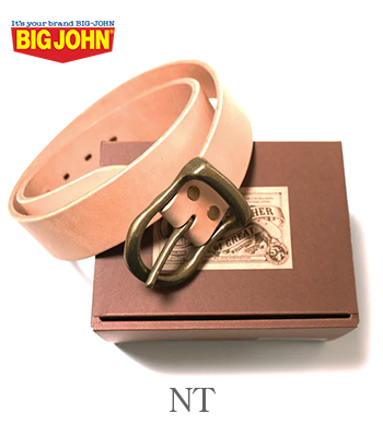 BIG JOHN ビッグジョン 姫路レザー|6ホール|ブラスバックル『HIMEJI