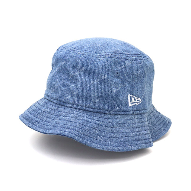 ニューエラ ハット バケット01 Denim Monogram デニムモノグラム