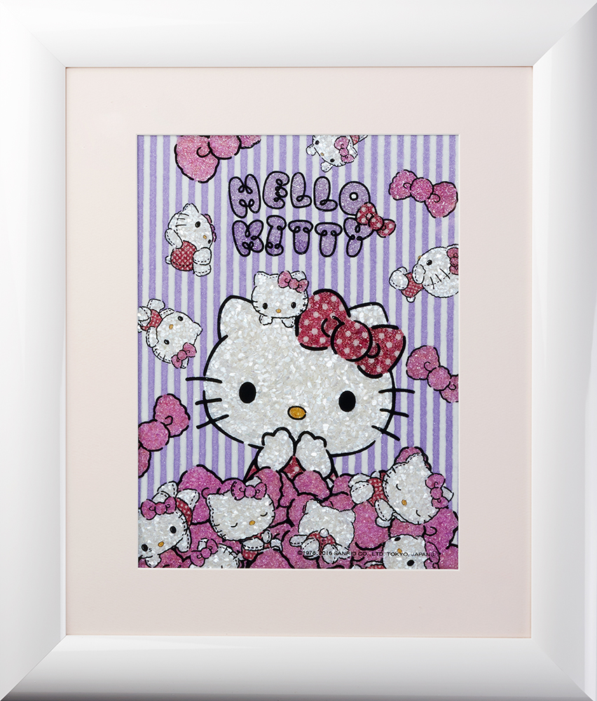 ジュエリー絵画 『ストライプ』 ハローキティ