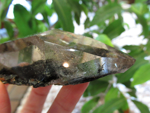 高品質 ルチル ガーデンスモーキークォーツ 原石ポリッシュの通販 水晶