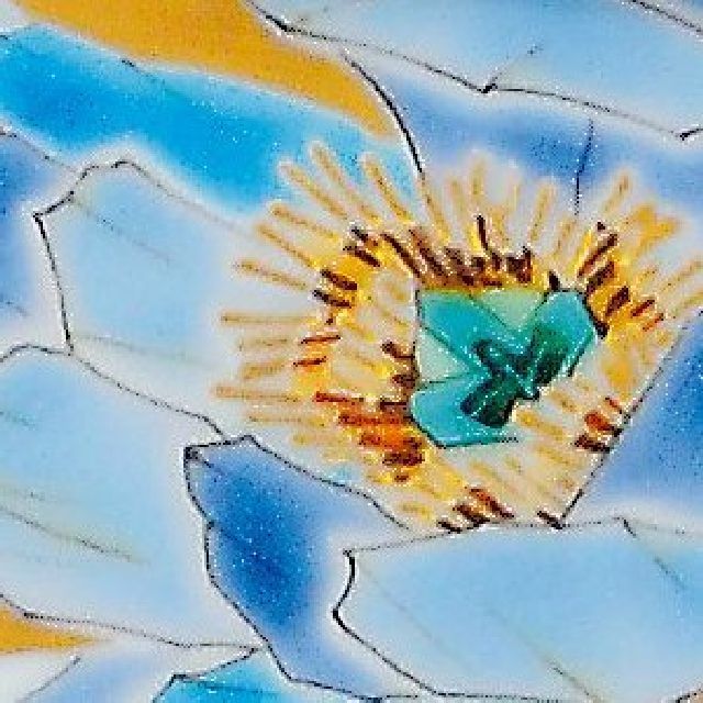 九谷焼作家 ギフト ご贈答品 御祝い九谷焼4.5号香炉 色絵牡丹 山岸大成