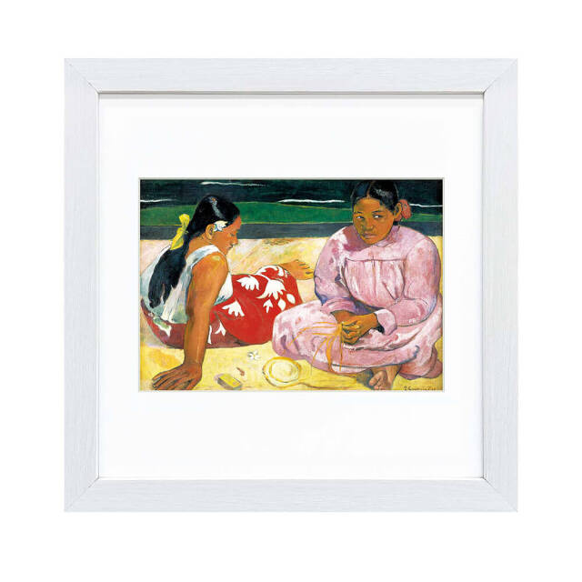 Paul Gauguin（ポール ゴーギャン） 浜辺の二人の女 アートポスター