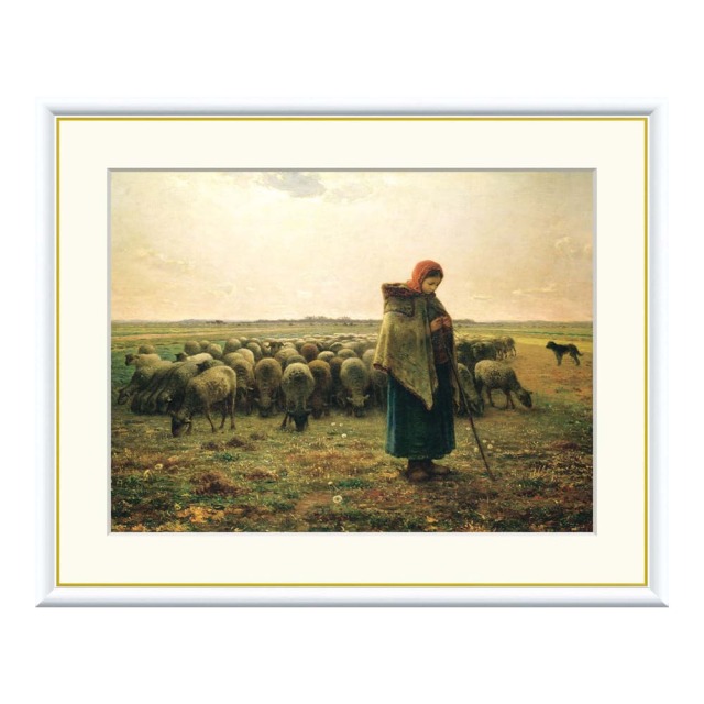 Jean-Francois Millet（ジャン＝フランソワ・ミレー） 羊飼いの少女