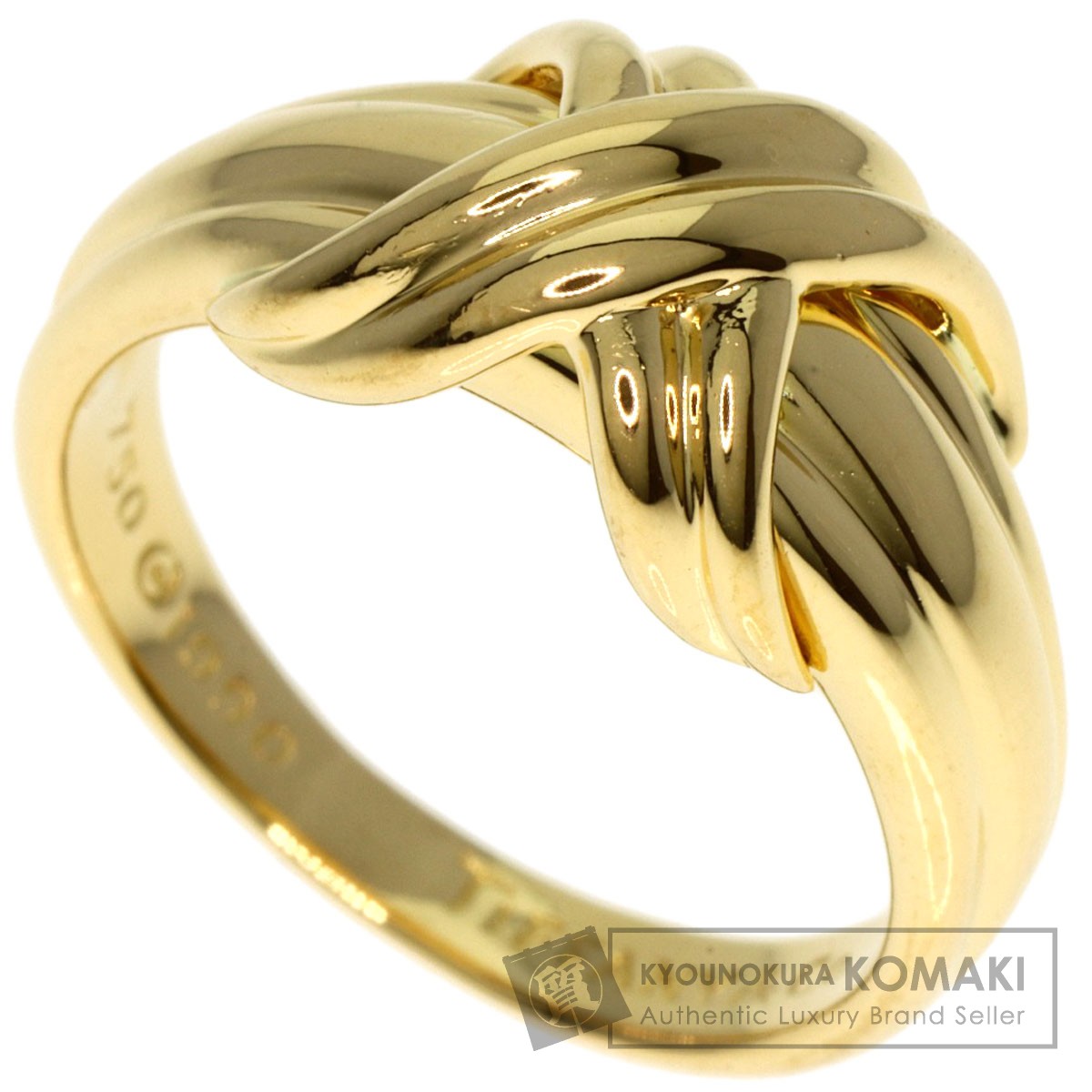 TIFFANY&Co. ティファニー シグネチャー リング・指輪 K18イエロー