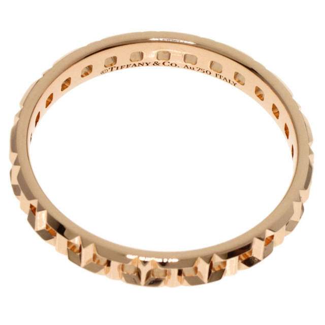 TIFFANY&Co. ティファニー Tトゥルー ナロー リング・指輪 K18ピンク
