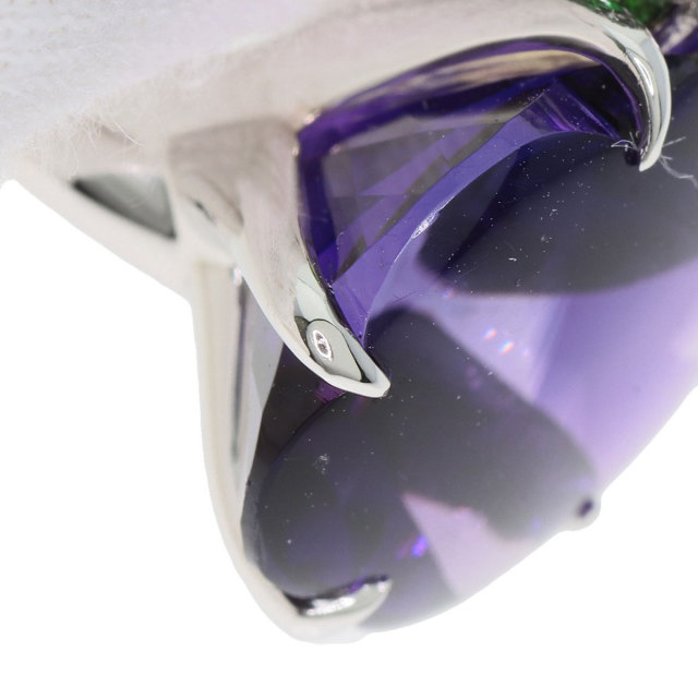 CHANEL シャネル カメリア アメシスト ガーネット #50 リング・指輪