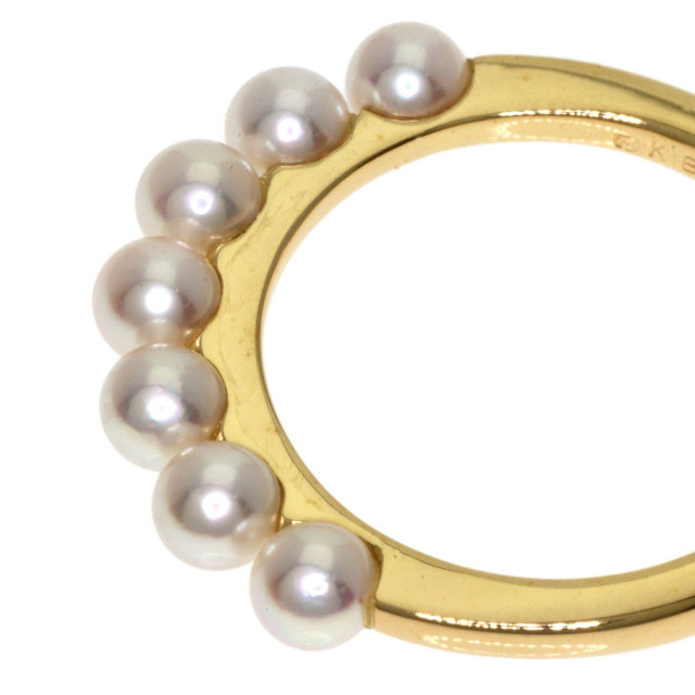 MIKIMOTO ミキモト ベビーパール 真珠 リング・指輪 K18イエロー