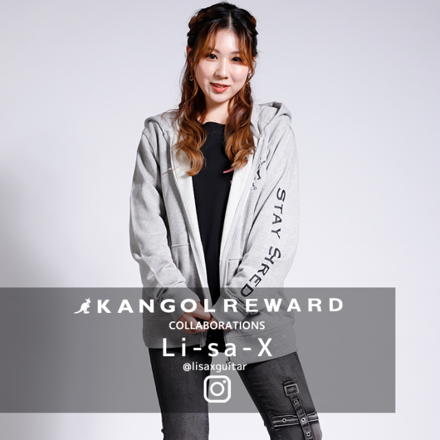 完全受注生産】Li-sa-X×KANGOL REWARDコラボ企画！ZIPパーカー