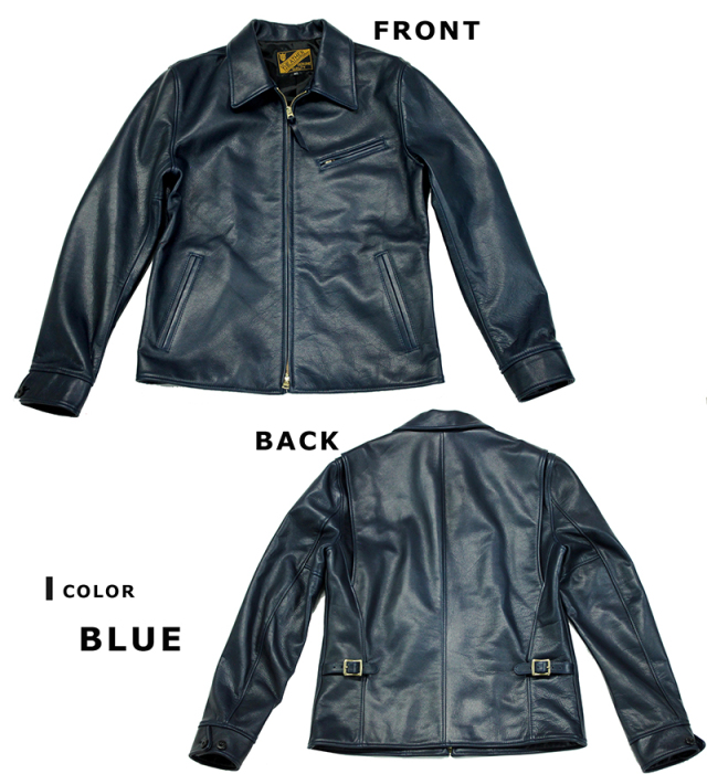 Y2LEATHER 日本製 牛革 トラッカージャケット メンズ ブラック S/M/L