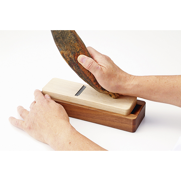 台屋鰹節削り器（ウォルナット×青紙）