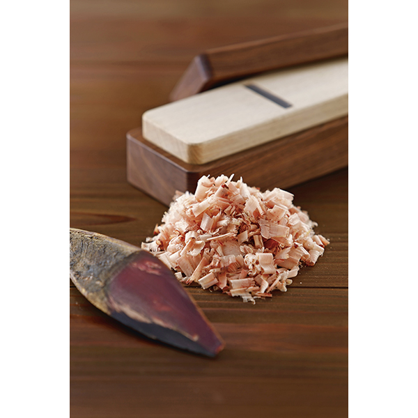 台屋鰹節削り器（ウォルナット×青紙）