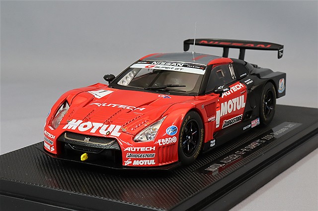 エブロ 1/43 ザナヴィ ニスモ GT-R ローダウンフォース 2008 スーパー