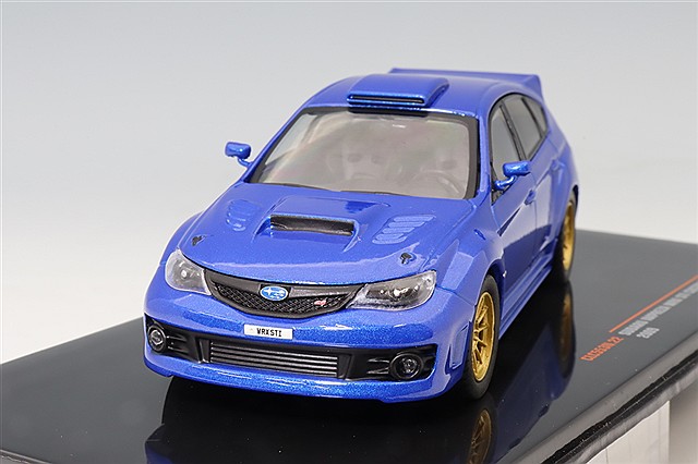 ソリド 1/18 スバル インプレッサ WRX STI 2003 ブルー 右ハンドル