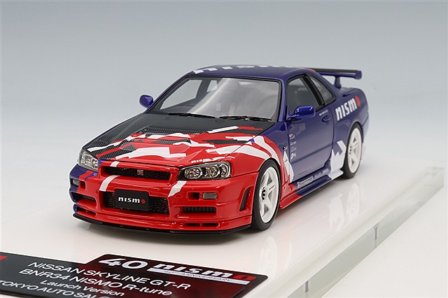 アイドロン 1/43 日産 スカイライン GT-R BNR34 ニスモ R-tune