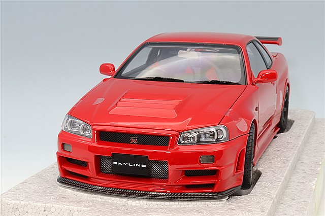 MOTORHELIX 1/18 日産 スカイライン GT-R R34 ニスモ CRS VER. ガン