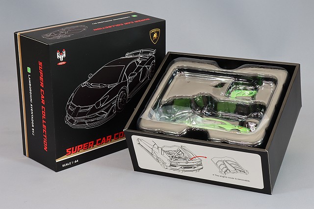 HUNG HING TOYS 1/43 ランボルギーニ レヴエルト グリーン