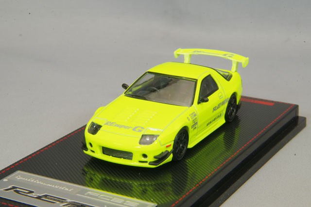 イグニッションモデル 1/64 FEED RX-7 (FD3S) イエロー/アドバン