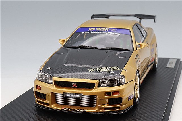 イグニッションモデル 1/18 トップシークレット 34GT-R (BNR34) ブルー