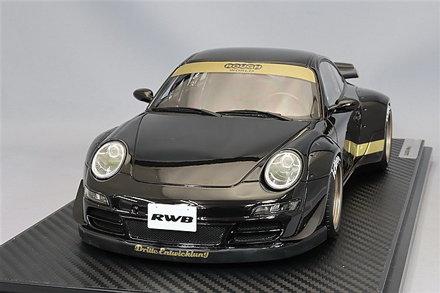 イグニッションモデル 1/18 RWB 993 パープルメタリック/WORKマイ