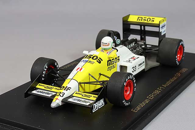 スパーク 1/43 ユーロブルン ER188 1988 F1 フランスGP #33 S.モデナ