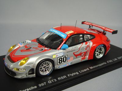 スパーク 1/43 ポルシェ 911 (997) GT3 RSR フライング リザード 2008