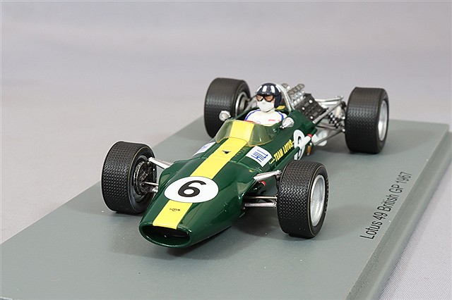 スパーク 1/43 ロータス 49 1968 F1 スペインGP ウィナー #10 G.ヒル