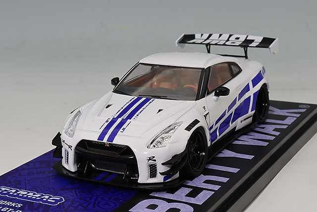 Tarmac 1/43 LB-WORKS 日産 GT-R R35 タイプ2 ミッドナイトパープル