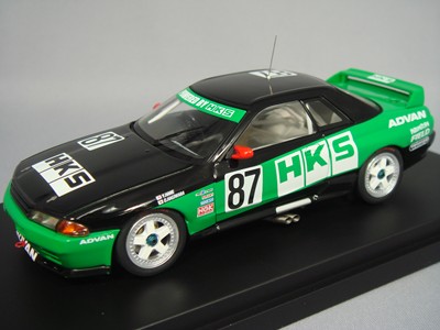hpi 1/43 HKS スカイライン R32 GT-R 1992 JTC #87 羽根幸浩/萩原修