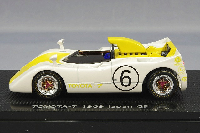 エブロ 1/43 トヨタ 7 1969 日本グランプリ #6 蟹江光正/見崎清志 日本