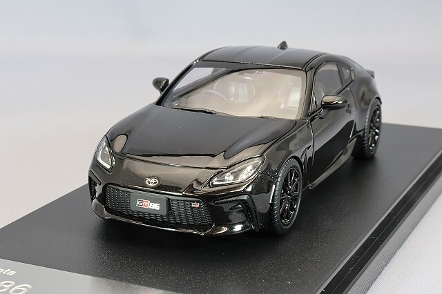 ハイストーリー 1/43 トヨタ GR86 RZ (2021) クリスタルブラックシリカ