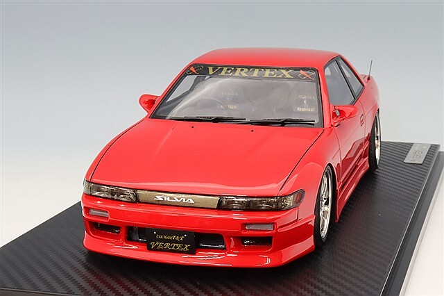 イグニッションモデル 1/18 VERTEX S13 シルビア レッド/CE28Nタイプ