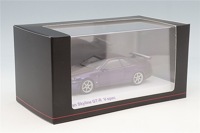 京商 1/43 日産 スカイライン R34 GT-R V-spec ミッドナイトパープルIII