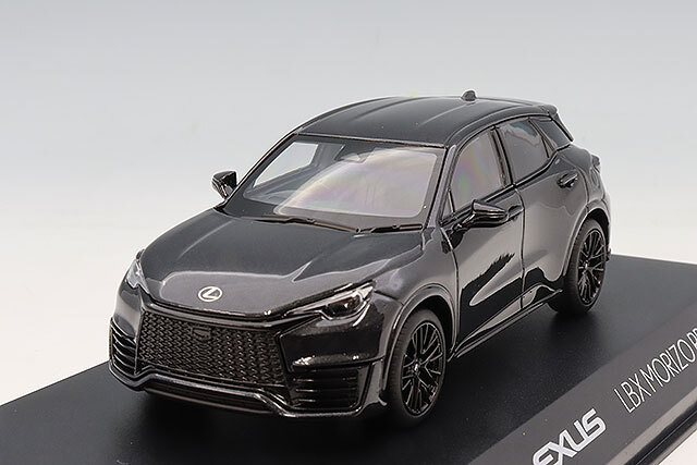 京商 1/43 レクサス LBX MORIZO RR グラファイトブラックガラスフレーク