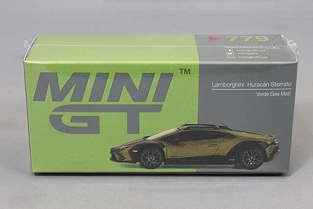 TSM ミニGT 1/64 ランボルギーニ ウラカン ステラート Verde Gea Matt
