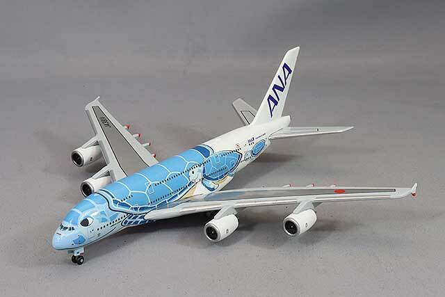 全日空商事 1/500 エアバス A380 ANA JA381A FLYING HONU ANAブルー
