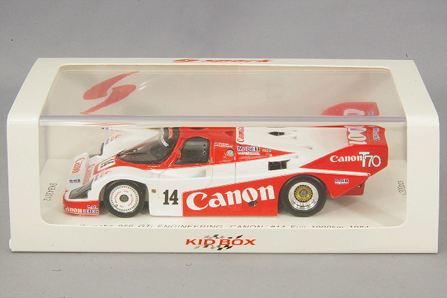 キッドボックス特注】 スパーク 1/43 ポルシェ 956 キャノン 1984 WEC