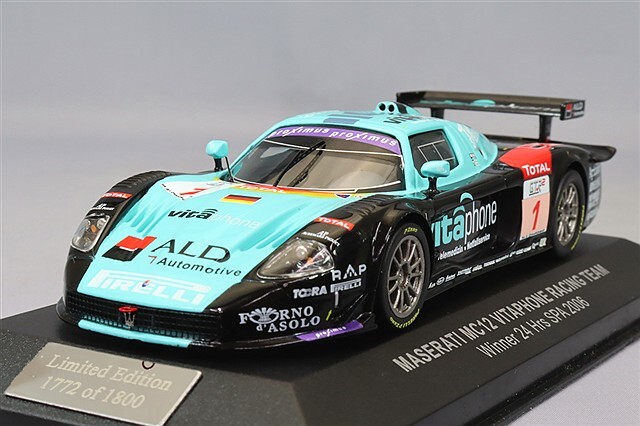 VITAPHONE特注, イクソ 1/43 マセラティ MC12 2006 スパ24H ウィナー